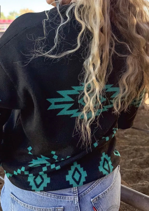 Calhoun Aztec 3/4 Zip Pullover multiple color choices