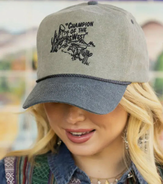 Rodeo Quincy Champion of the West Cap