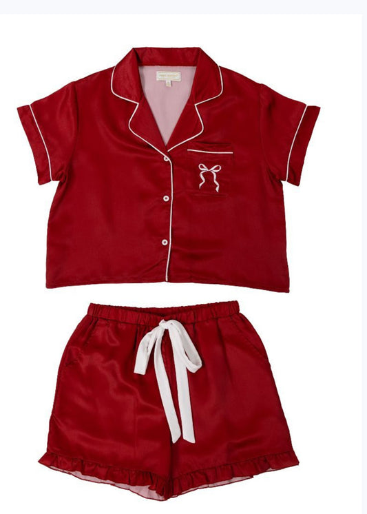 Simply Southern PJ-SET-SS-HLDY-RED