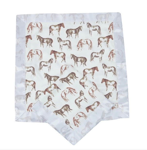 Wild Horses Baby Blankie