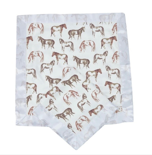 Wild Horses Baby Blankie