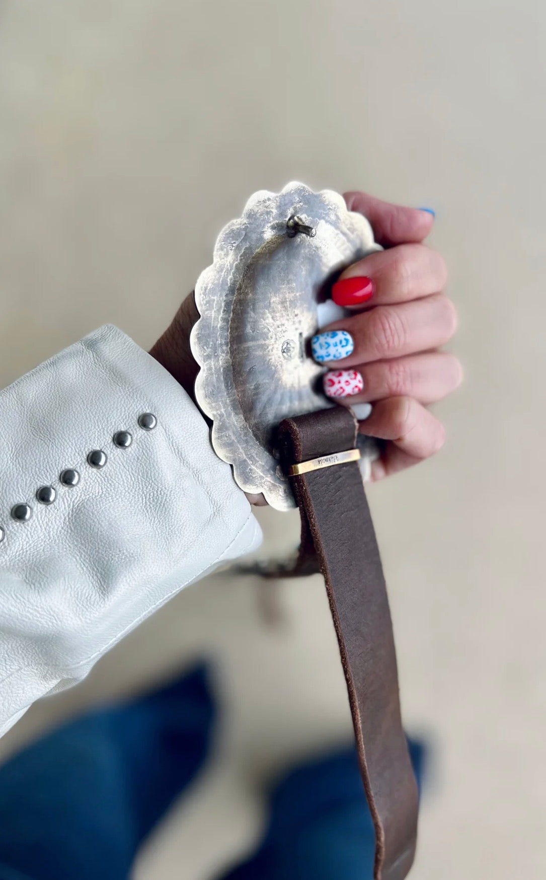 Barboza Thunderbird Turquoise Concho Belt