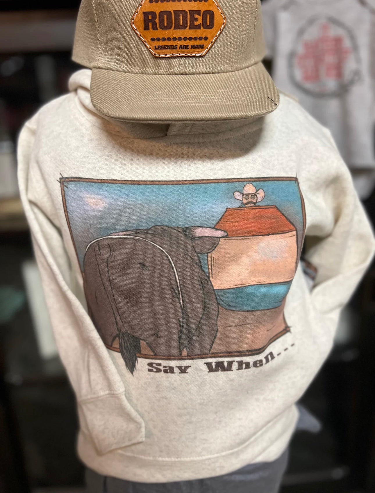 Say When - Toddler Hoodie - Oatmeal