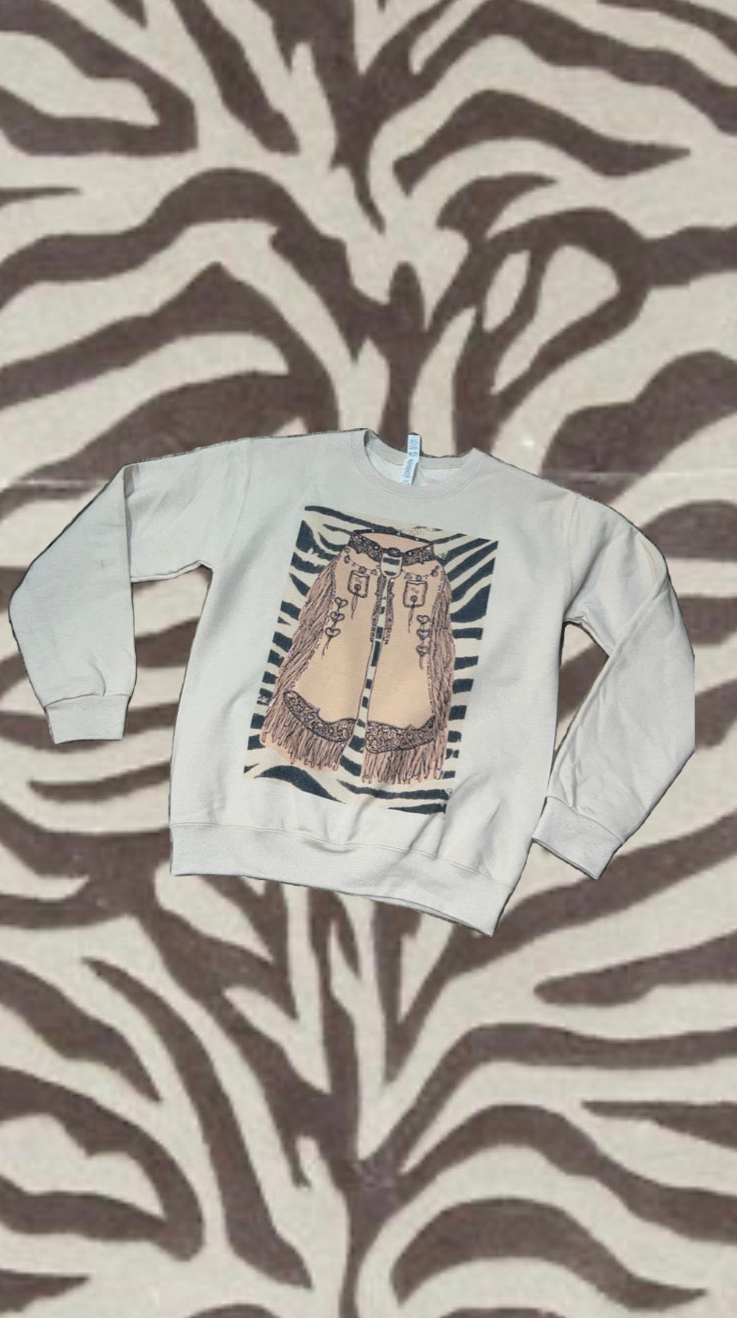 Zebra Leggins Sweatshirt