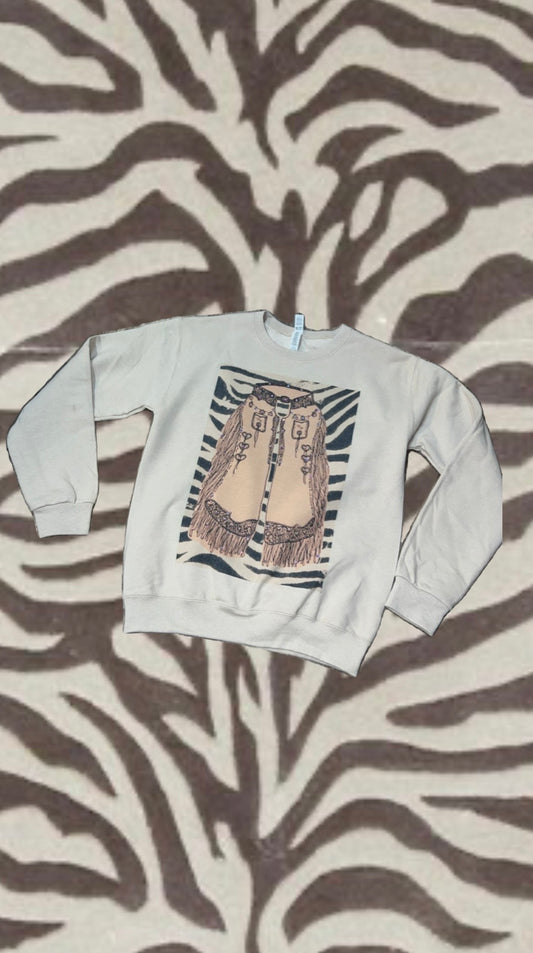 Zebra Leggins Sweatshirt