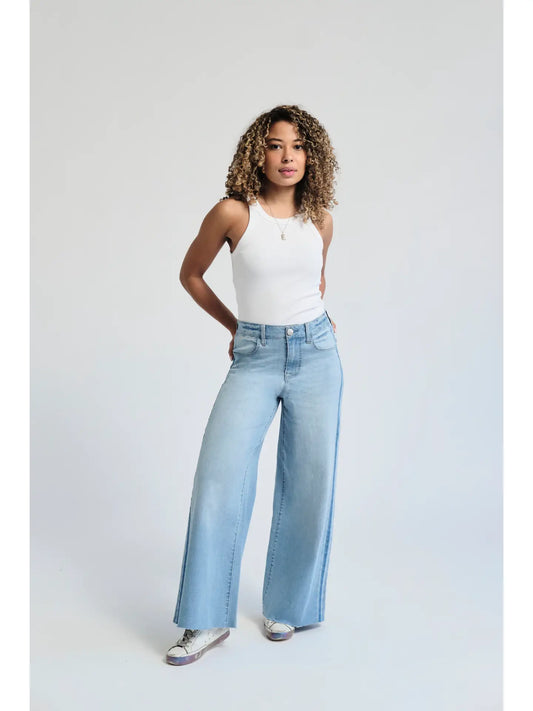 1822 - 28'' HIGH RISE WIDE LEG CROP W/ RELEASE SIDE ATLAS