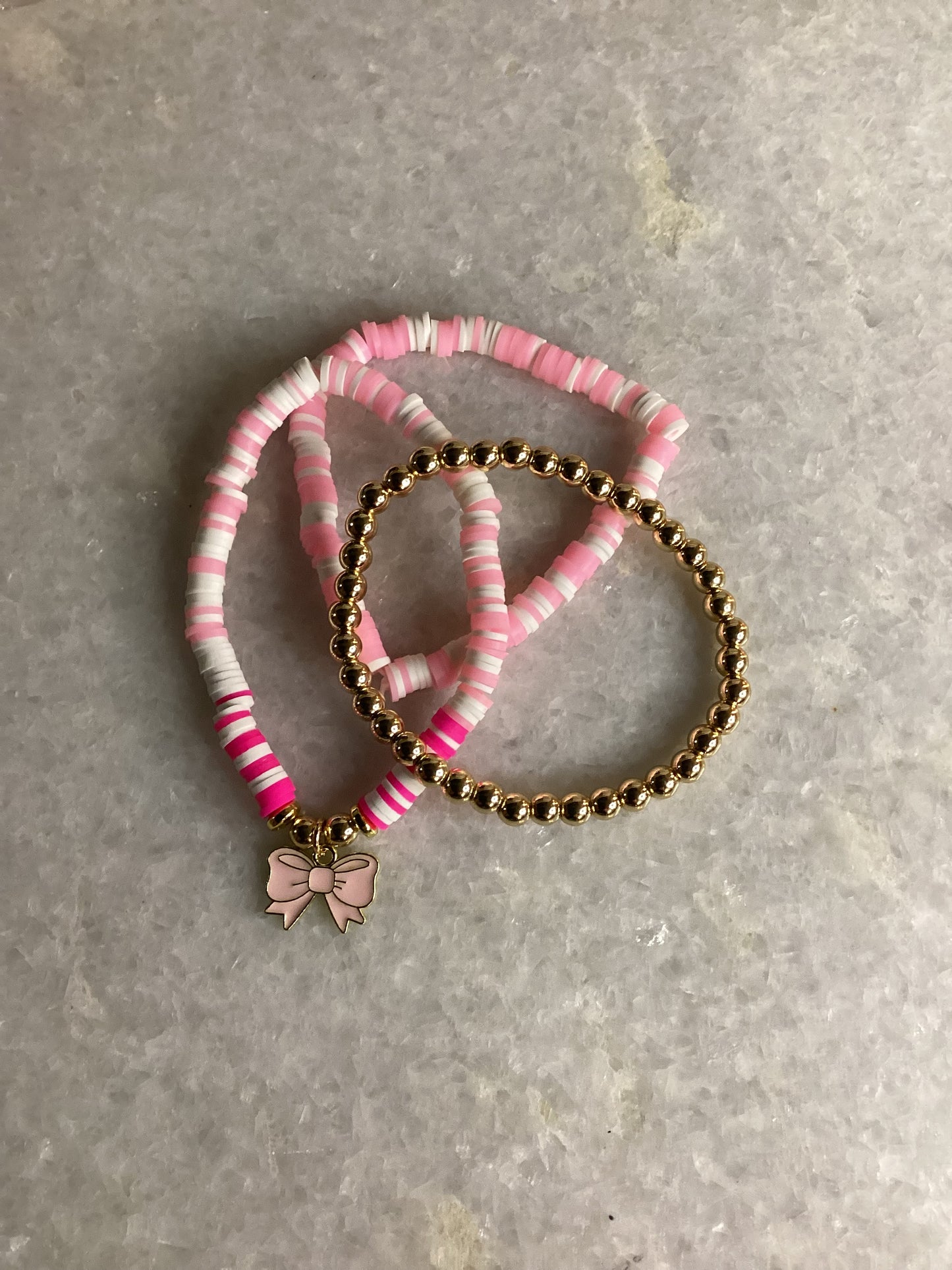 Pink Bracelet Stacks