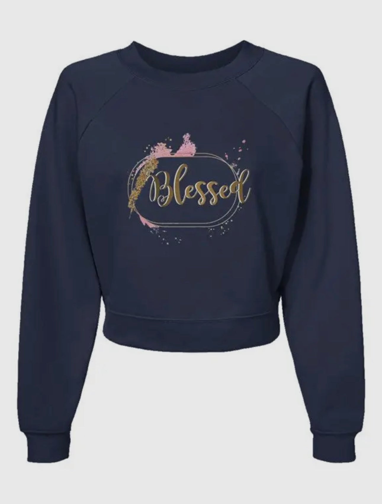 Blessed Womens Raglan Pullover
Fleece Sweatshirt