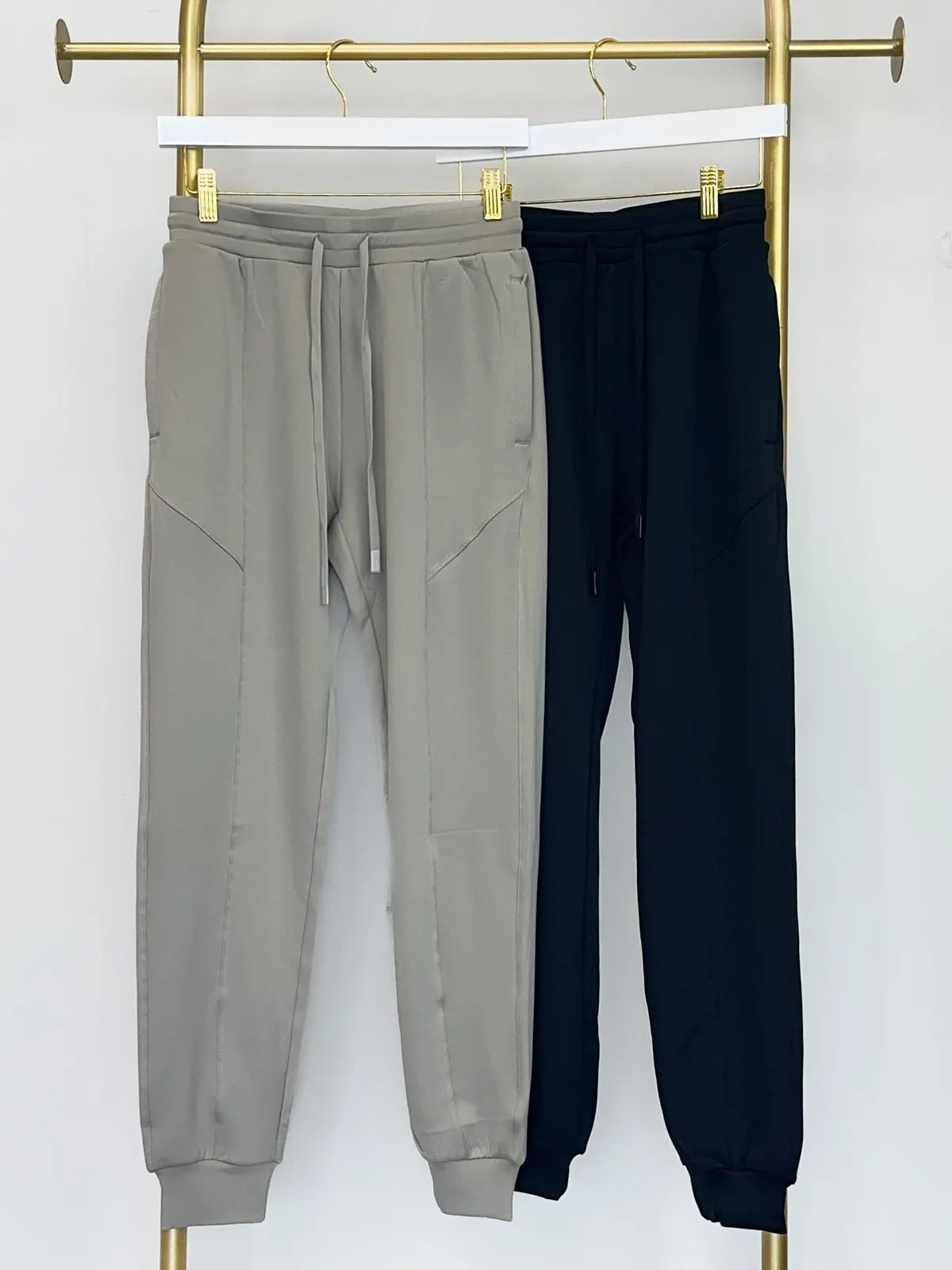 Mono B Butter Soft CUFFED JOGGERS WITH ZIPPERED POCKETS