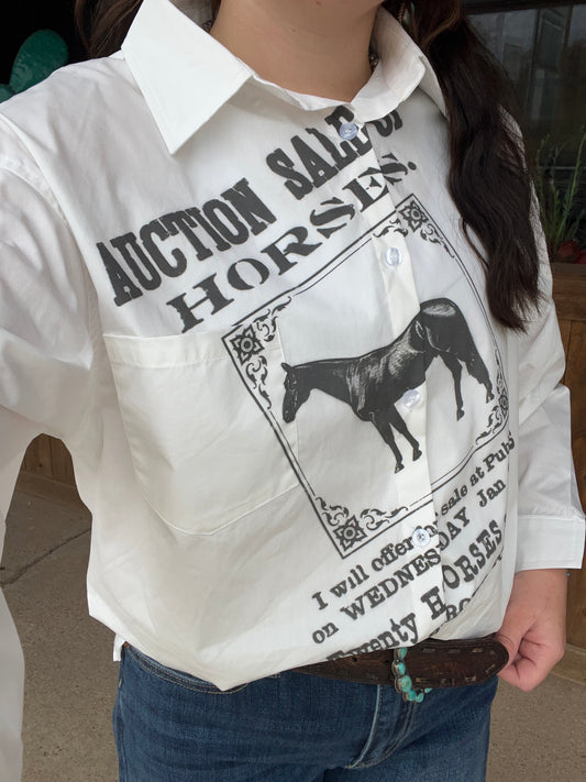 HORSE SALE blouse