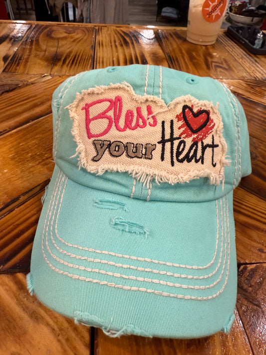 Bless Your Heart Distressed Cap