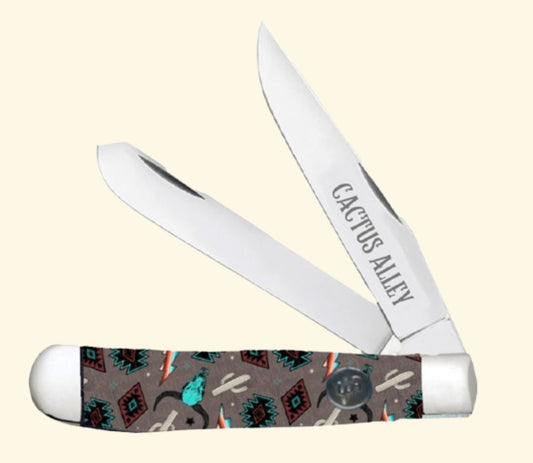 Whiskey Ranch Cactus Alley DUSTY TRAILS Trapper Knife 11-08