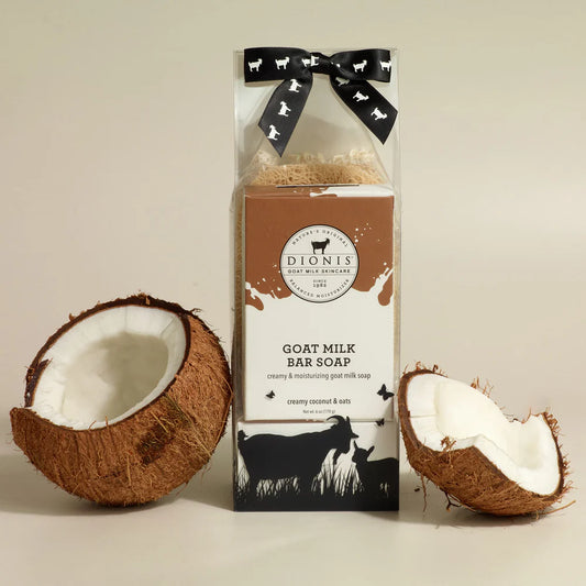 Dionis Goat Milk CREAMY COCONUT & OATS ULTIMATE BATH SET 3PC