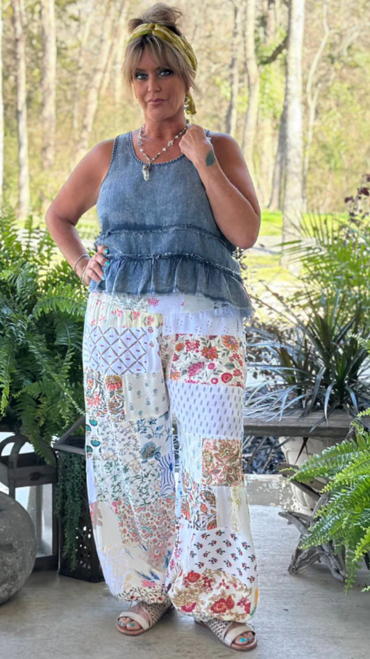 Jaded Gypsy - Patchwork Sunrise Pants