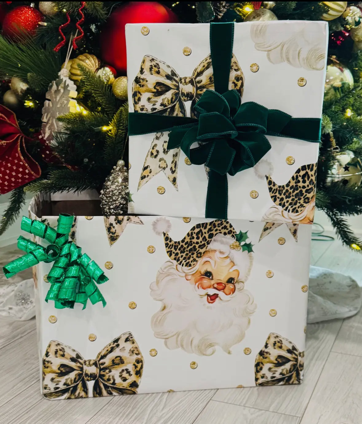 Christmas Print Wrapping Paper Roll