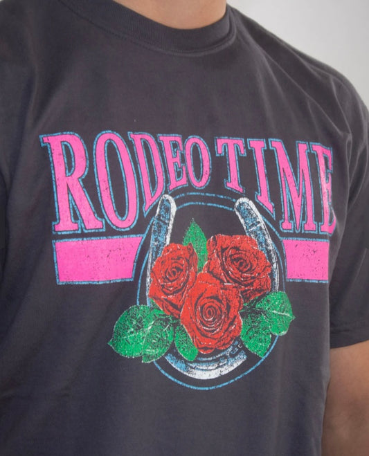 Rodeo Time Rose Tee