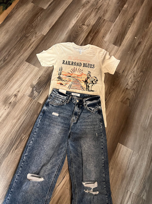 The Disappearing Rail Road Blues Tee