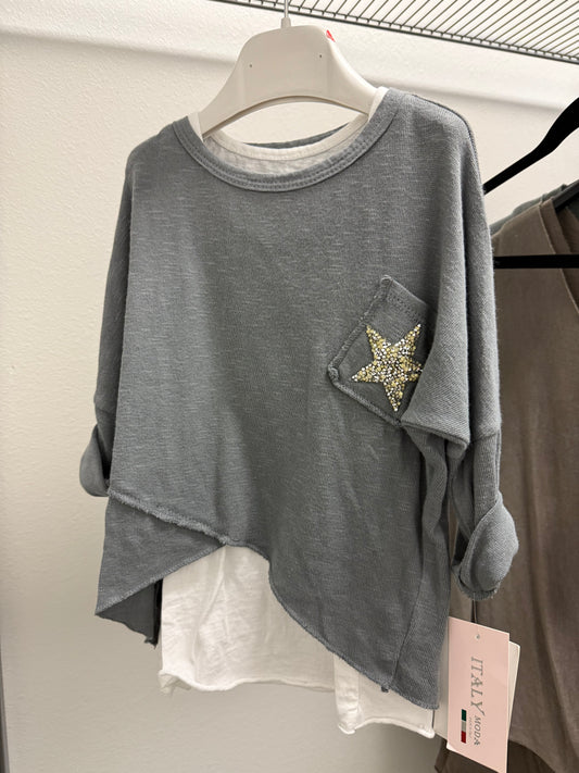 Made In Italy - Toddler Infant Two Layer Sweater