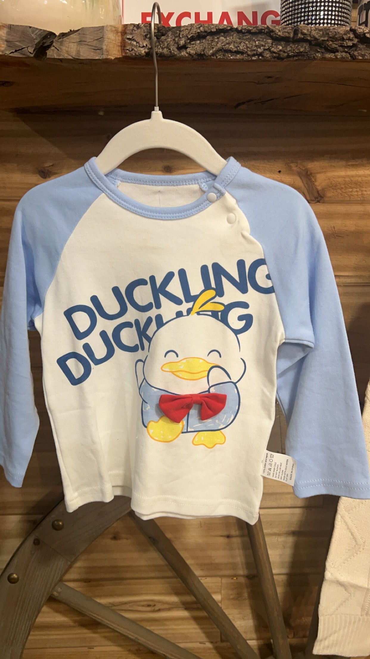 Long Sleeve Duckling Shirt 6-9 Months