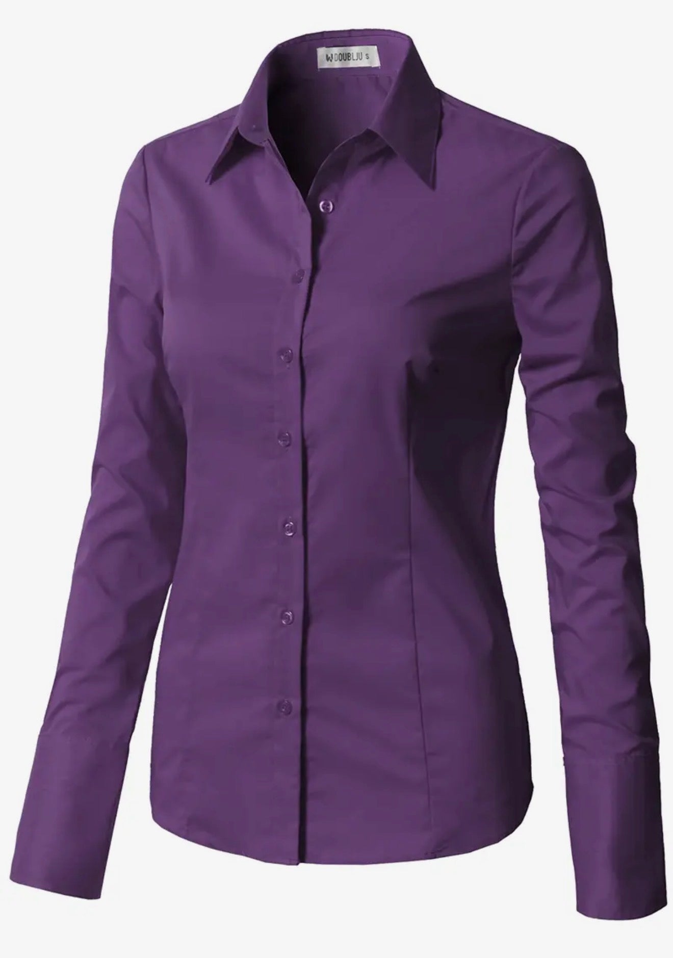 Button Down Collared Long Sleeve Shirt