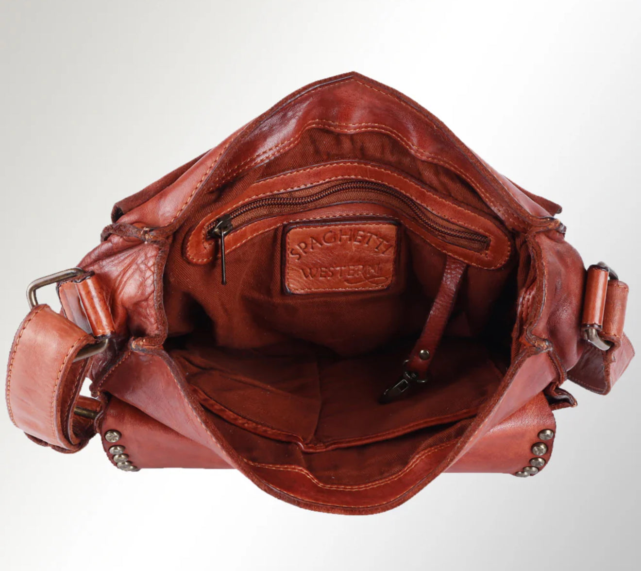 Spagetti Western Tote Genuine Leather Women Bag Western Bag