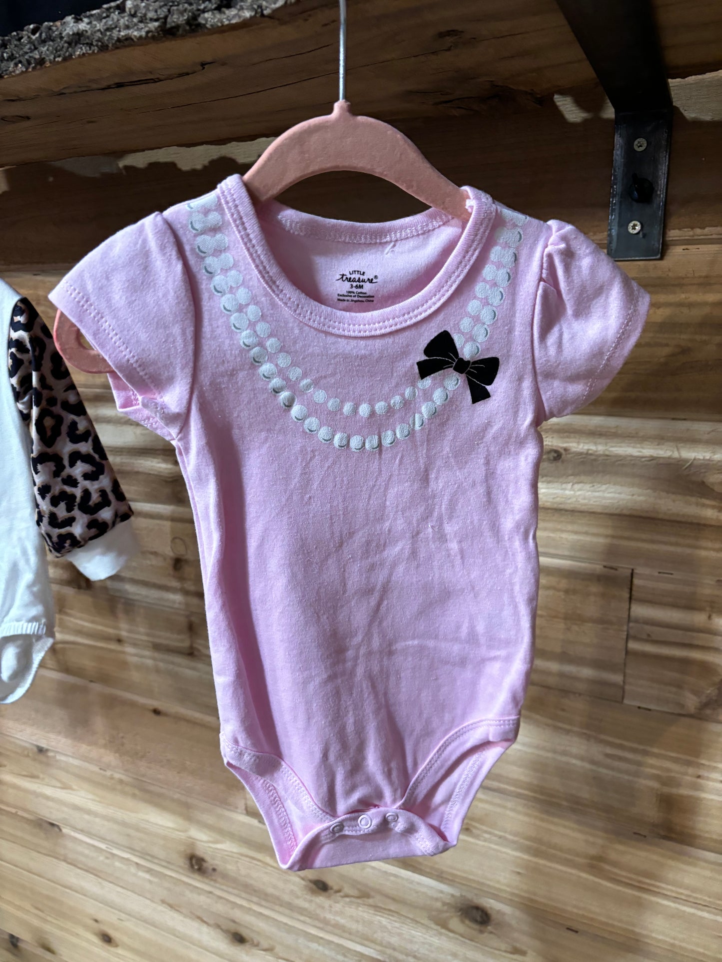 3-6M Pink Onesie