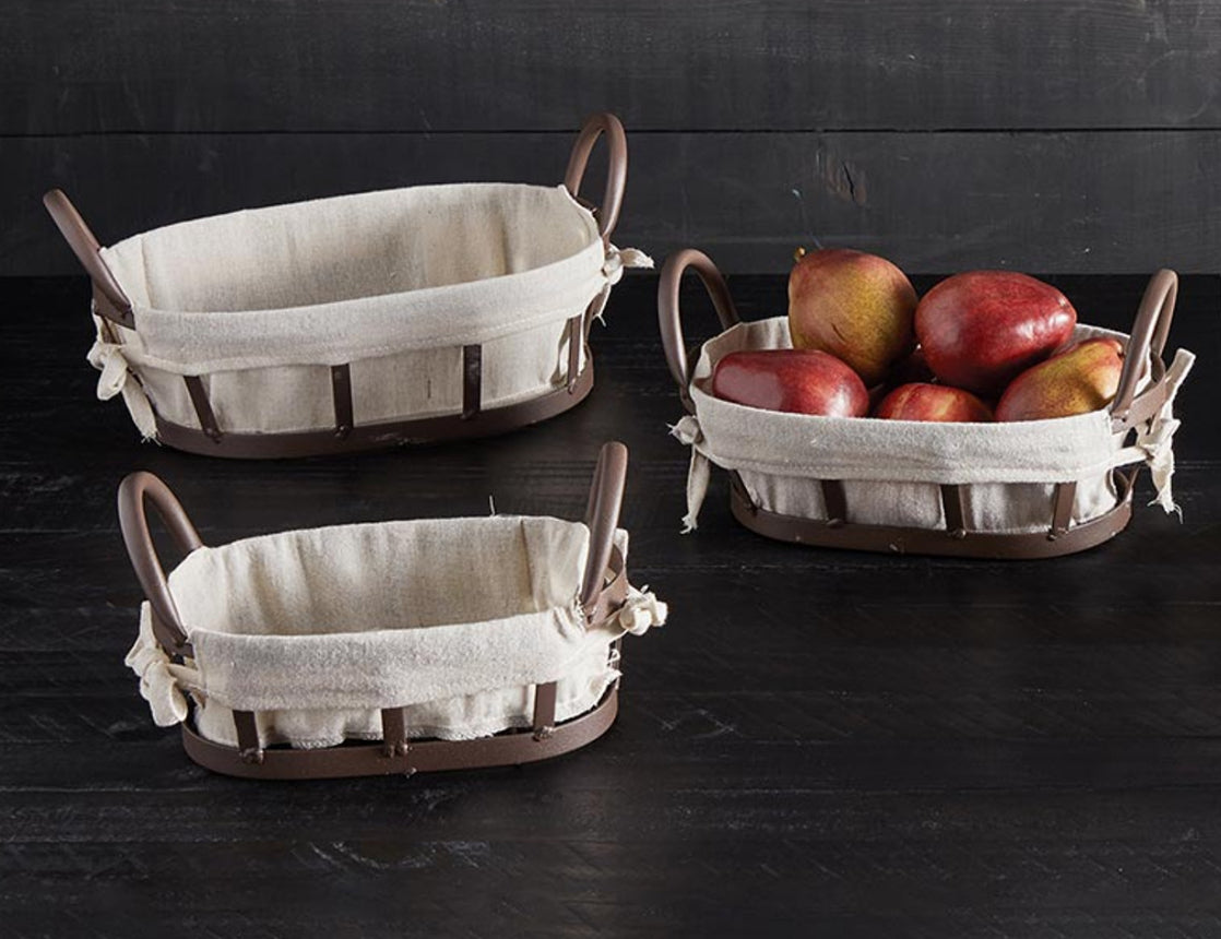 Metal & Fabric Baskets