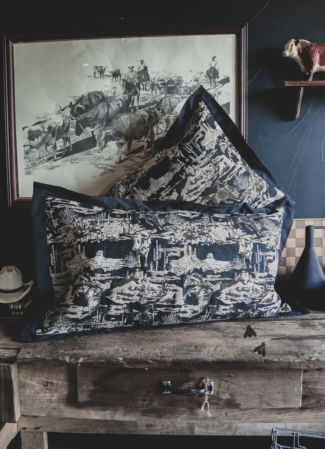 Rogue Rustlers Pillow Shams Set of Two