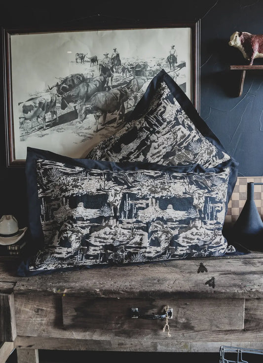Rogue Rustlers Pillow Shams Set of Two