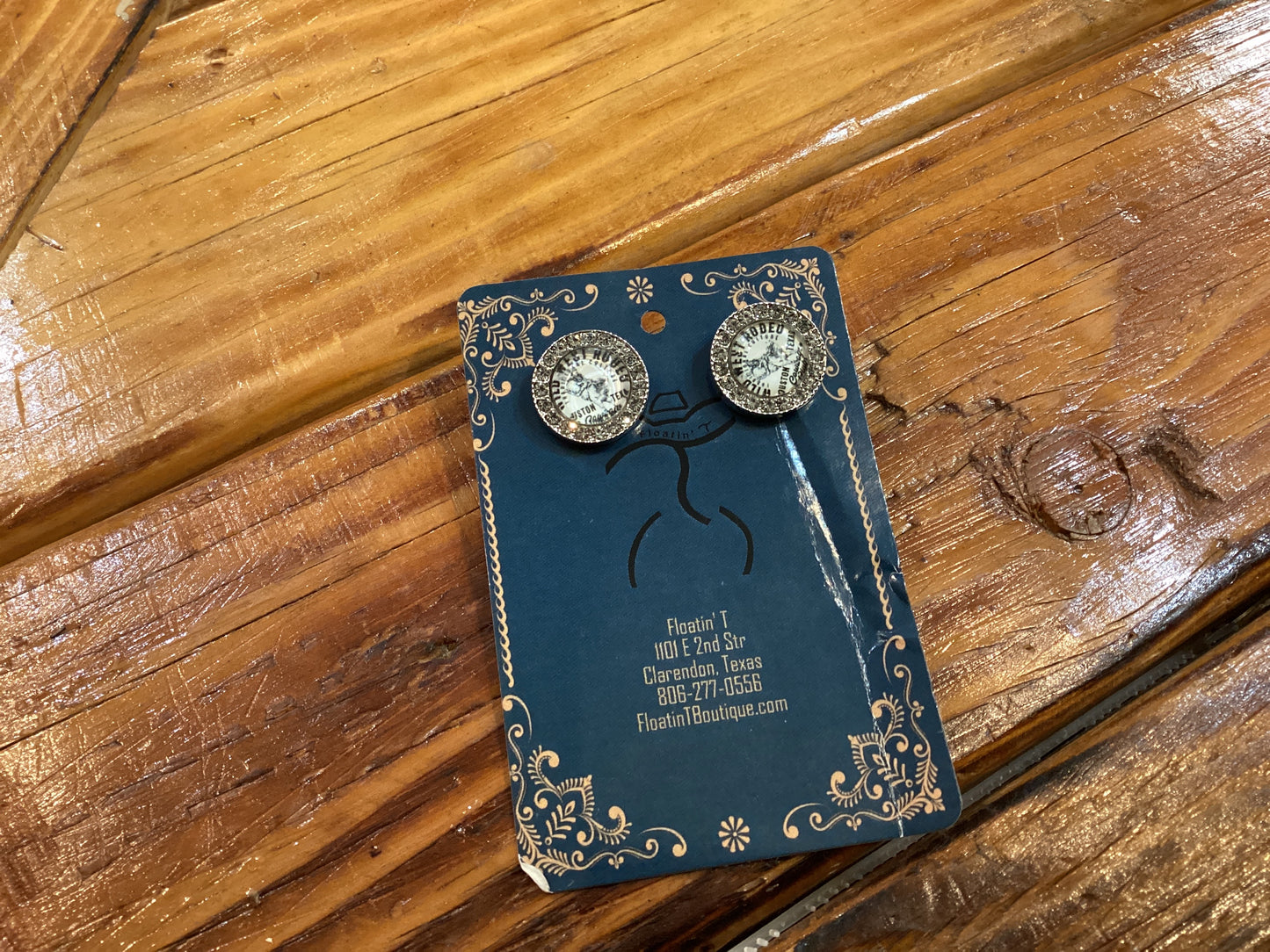 Wild West Rodeo Stud Earrings