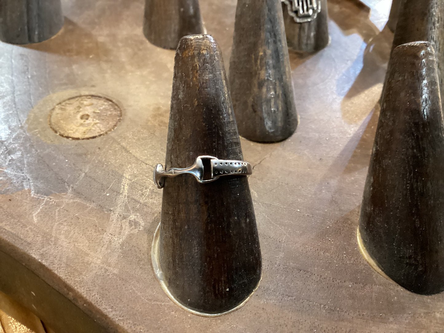 Sterling Silver Bit Ring