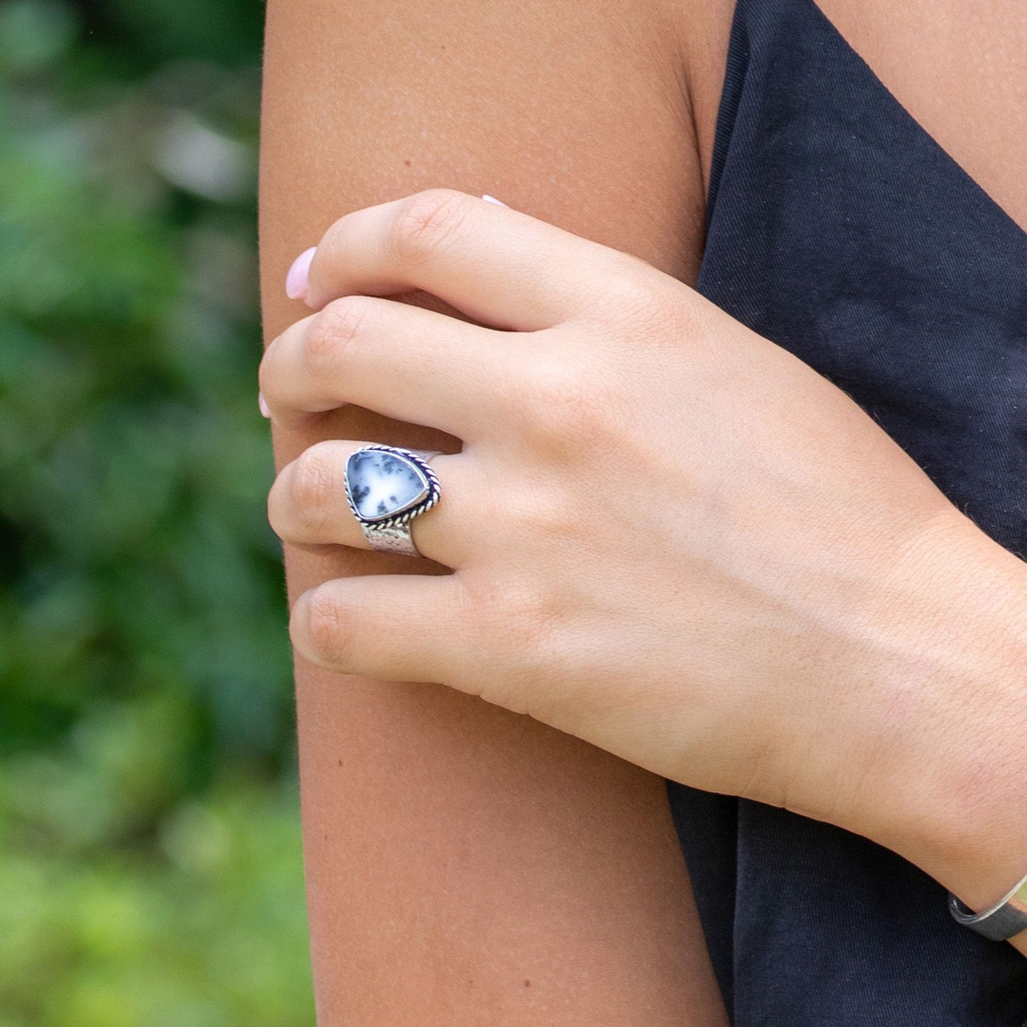 Kasha Semiprecious Adjustable Stone Rings Mutiple Stones Available