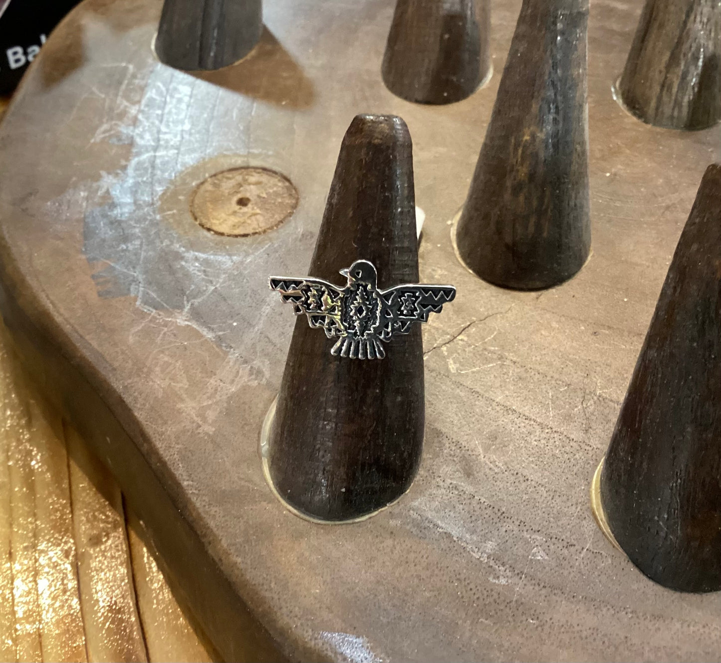 Sterling Silver Thunderbird Ring