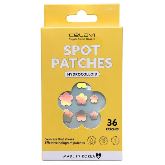 Celavi 36 Piece Hologram Flower Hydrocolloid Spot Treatment Patches