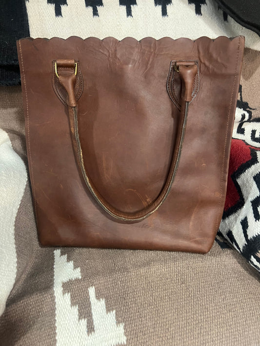 Juan Antonio Scalloped Purse