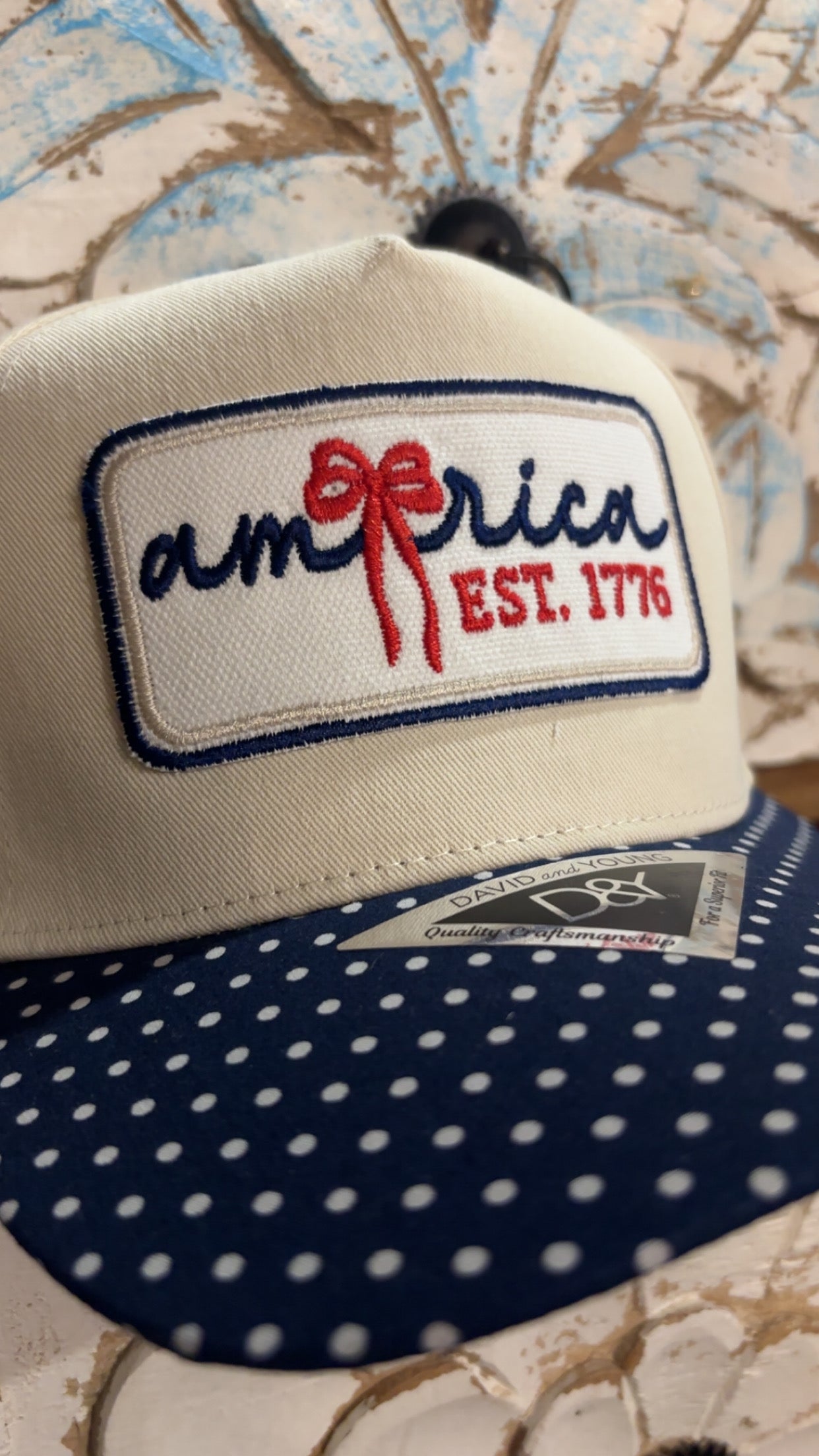 Custom Designed Decorative Bill with Patch- Holiday and Fun Caps