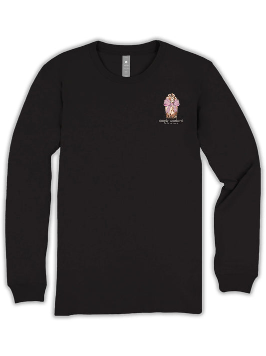SIMPLY SOUTHERN NICER COFFEE LONG SLEEVE T-SHIRT