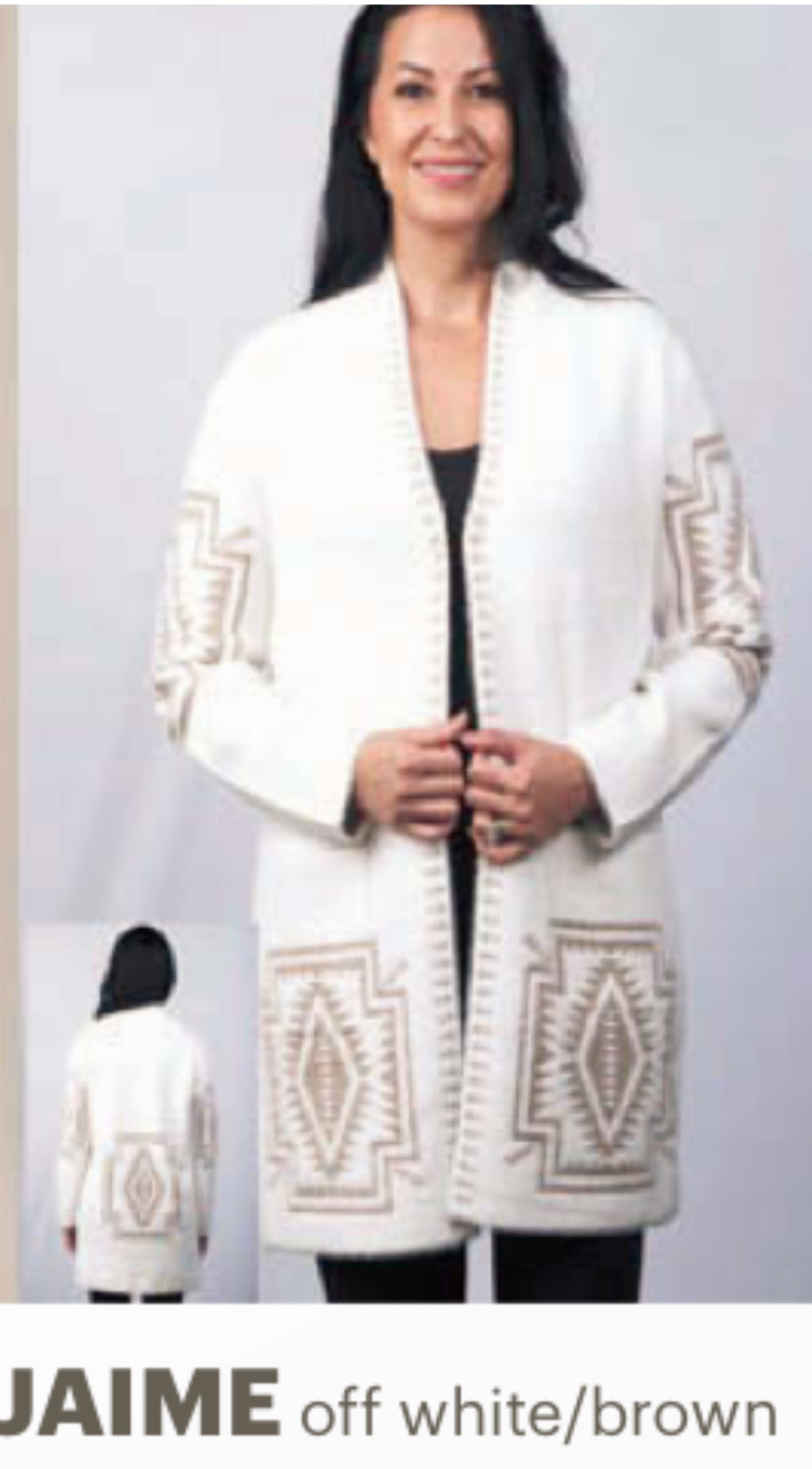 LADIES VENARIO SELMA LONG SWEATER