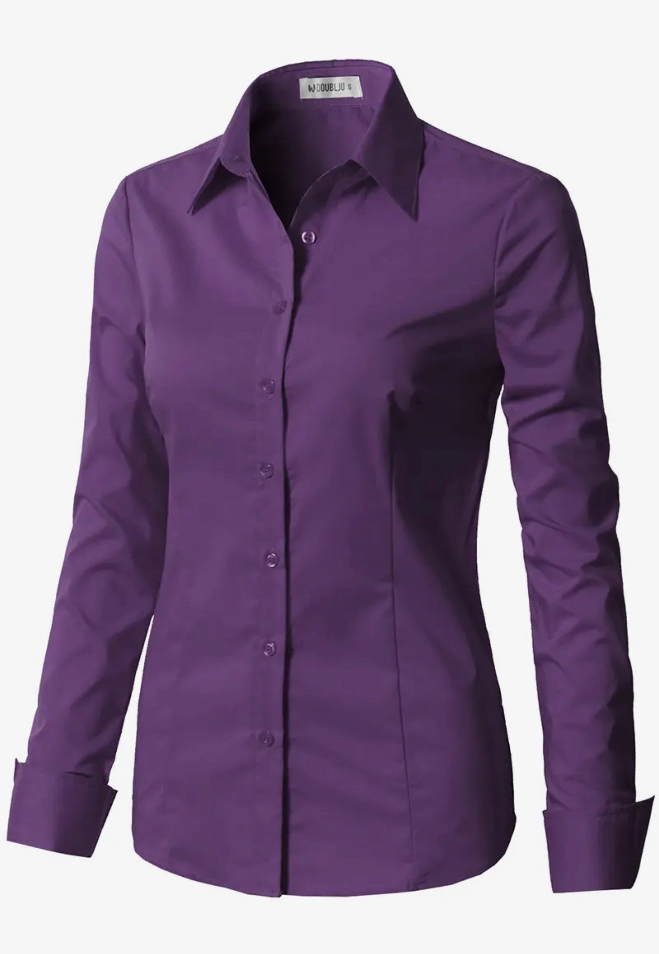 Button Down Collared Long Sleeve Shirt
