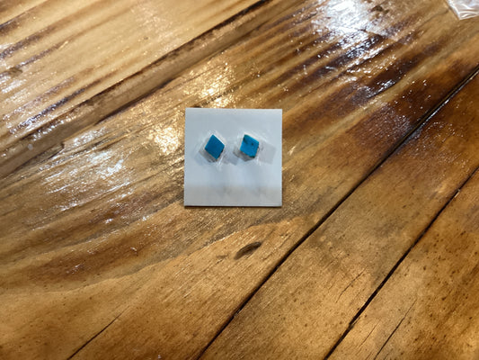 Diamond Turquoise Earrings