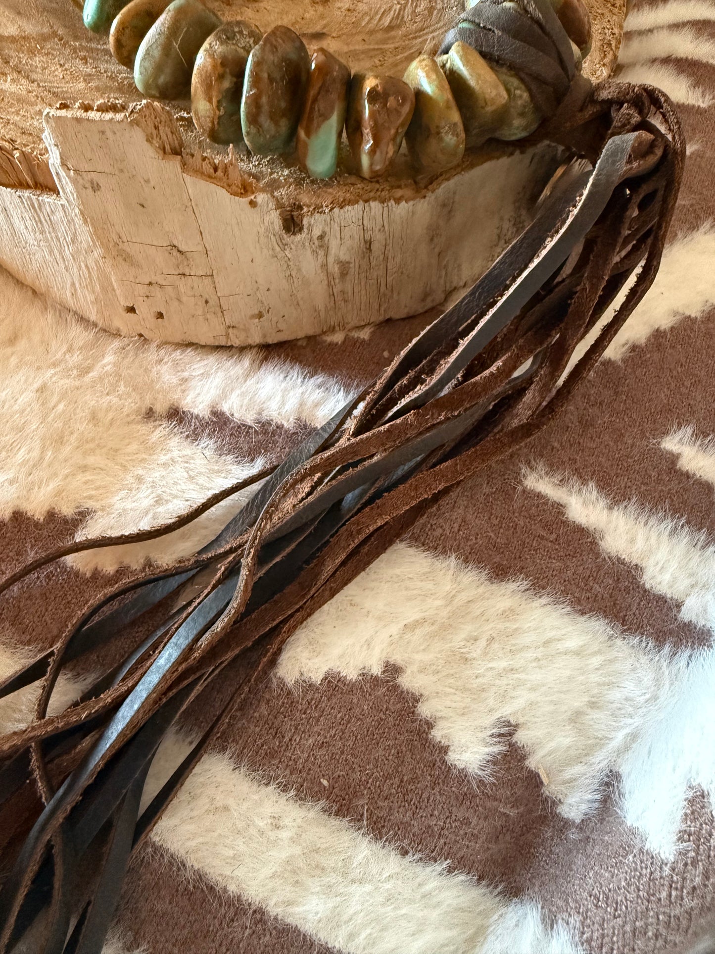 Authentic Turquoise Nugget & Buffalo Nickel Concho Necklace