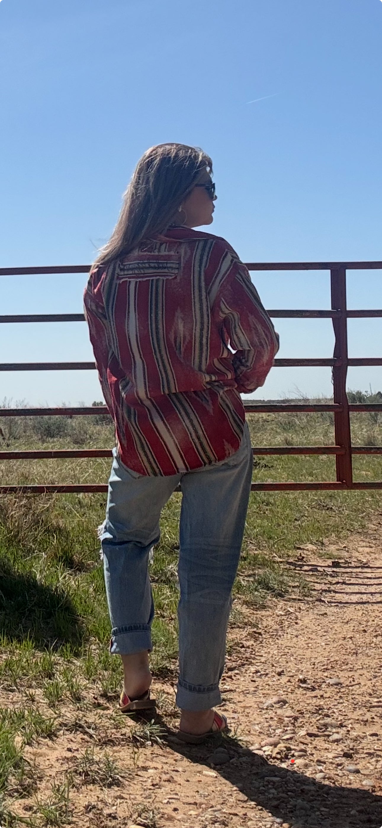 Jaded Gypsy Southwest Sunset Jacket - Parchment