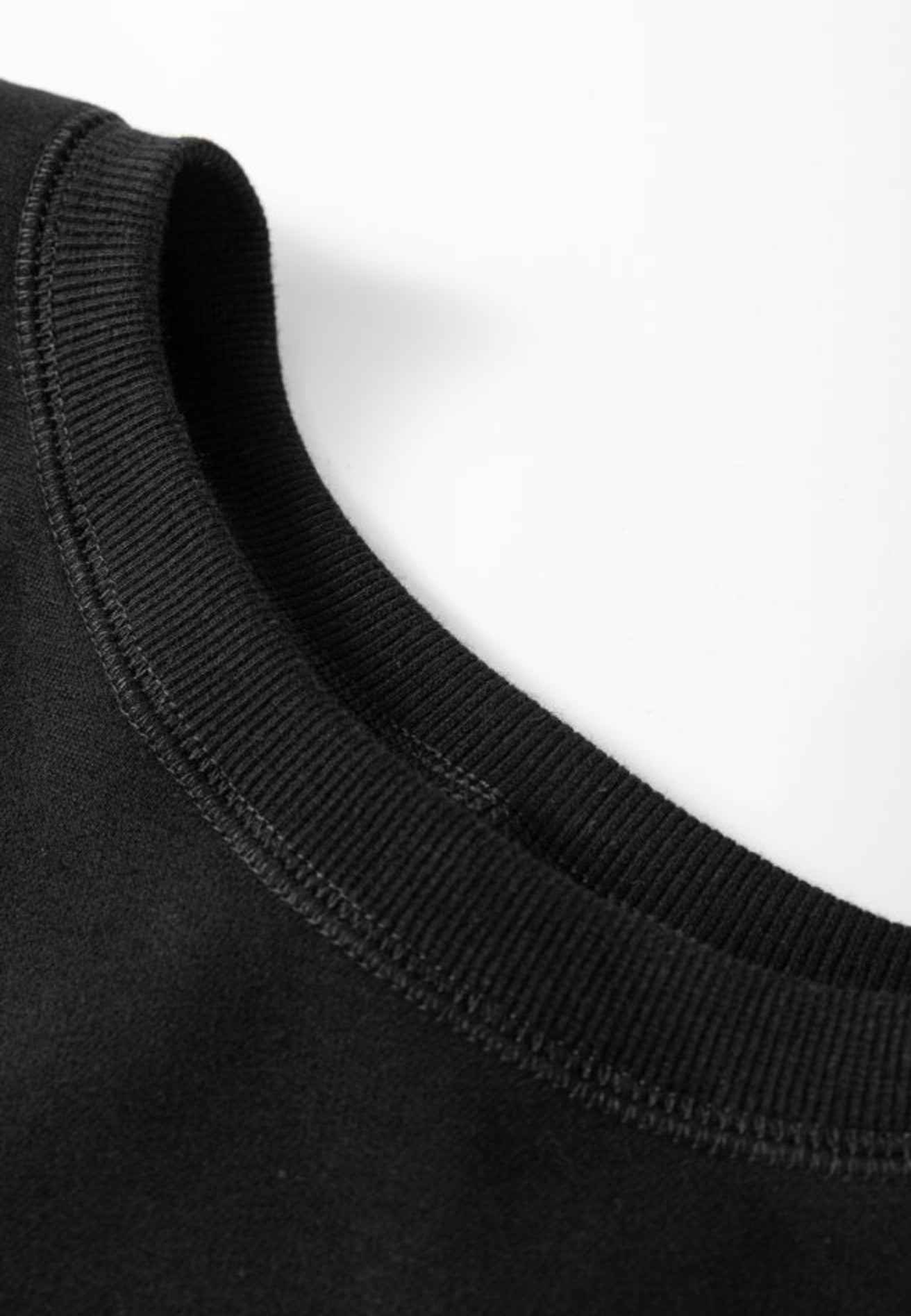 Plus Size - Black Solid Color High Low Pullover and Skinny Pants Set