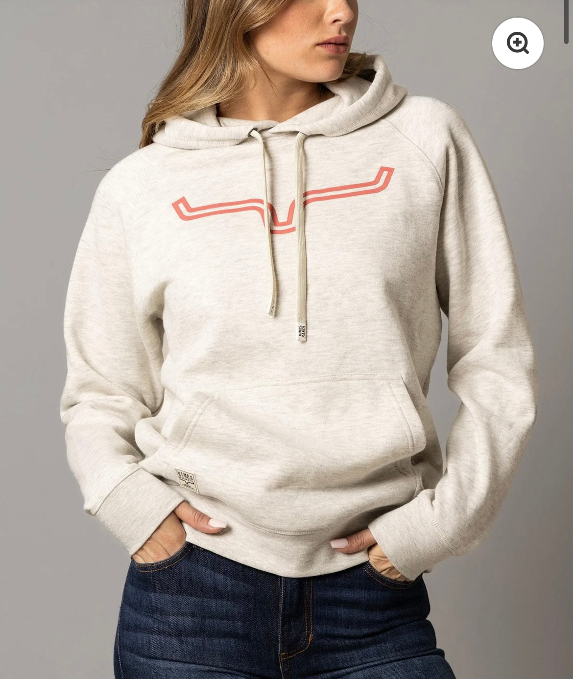 Kimes Ranch Ladies Outlier Hoodie (Oatmeal Heather)