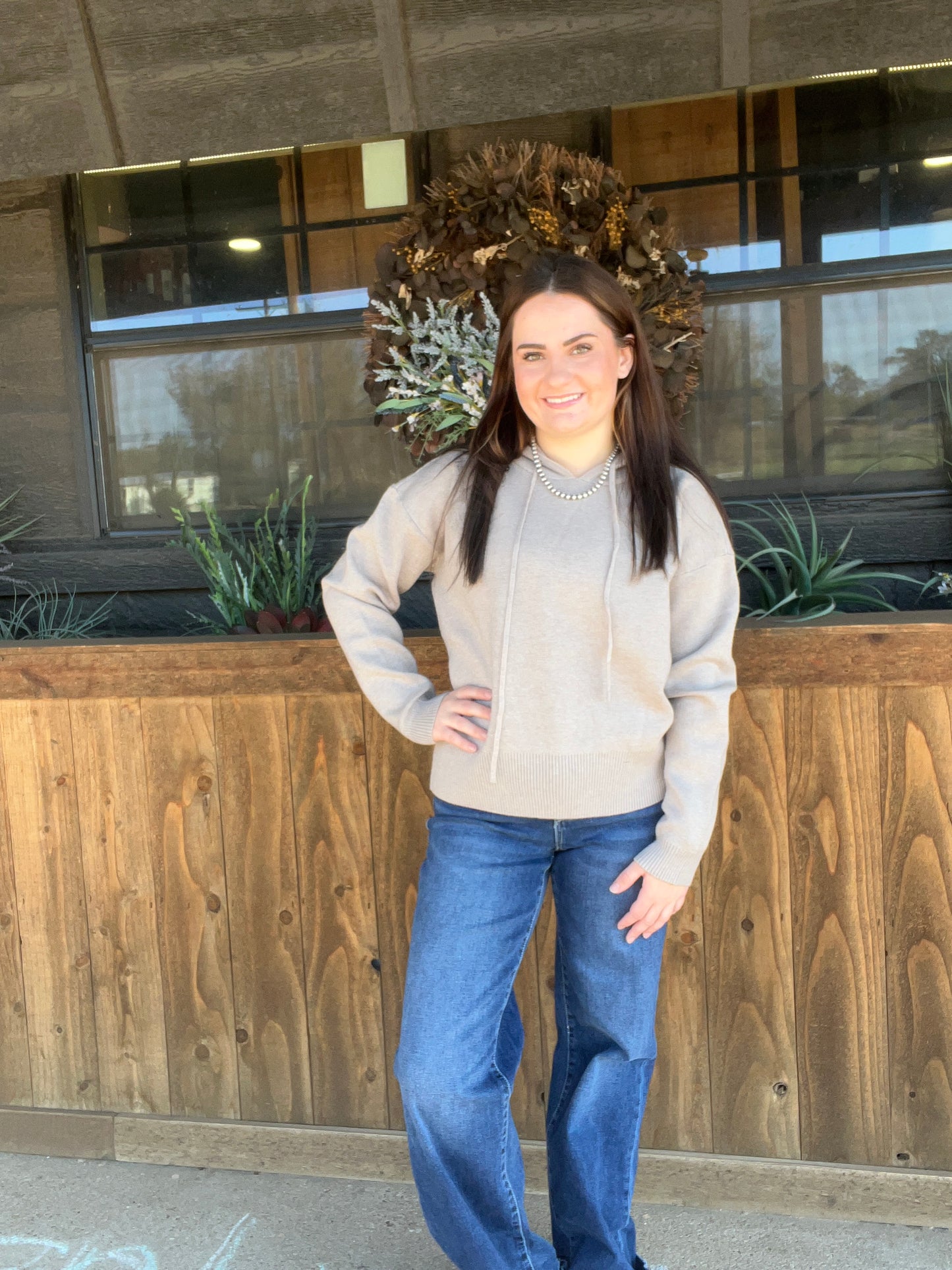 See And Be Seen Hooded Long Sleeve Super Soft Heavy Sweater Top Quality