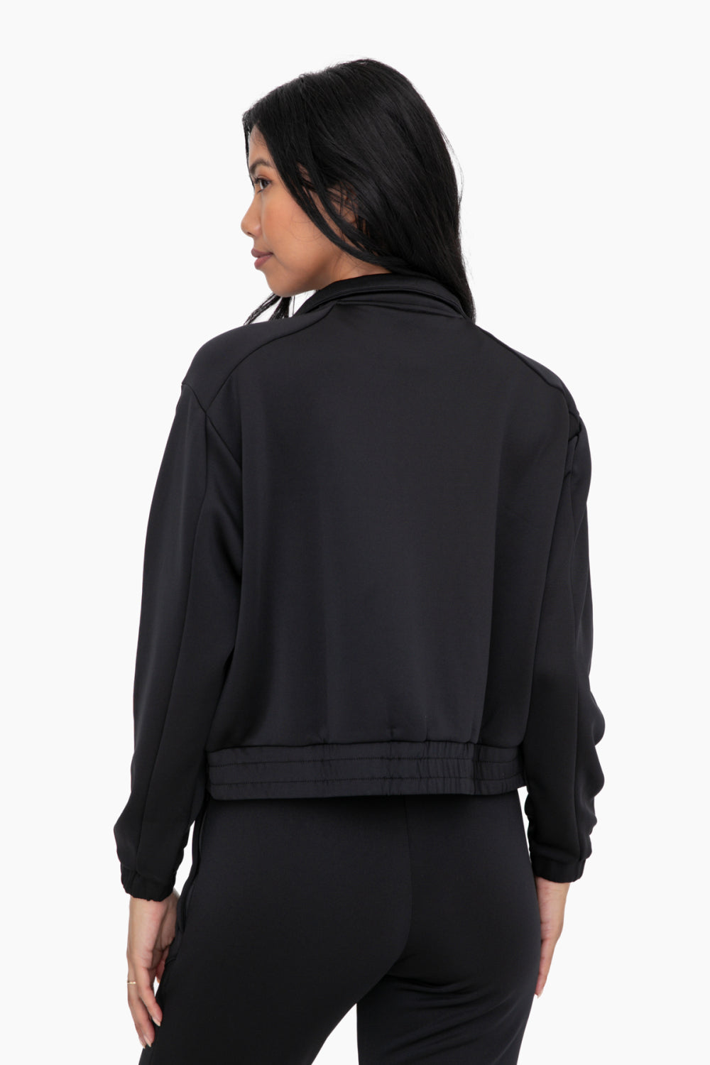 Mono b Mock Neck Zip-Up Active Jacket