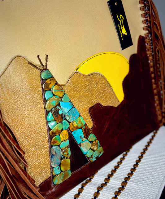 KurtMen Design 1823-NAT PEBBLE/BROWN LTHR