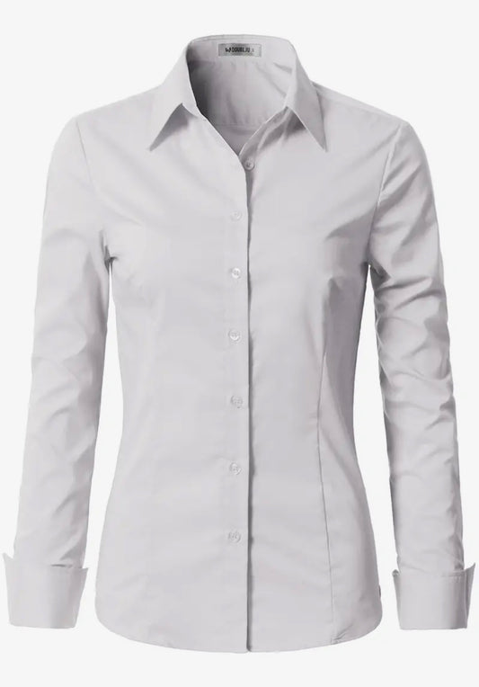 Button Down Collared Long Sleeve Shirt