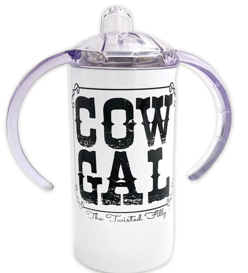 12 Oz Toddler Cowboy/Cowgirl Sippy Cup