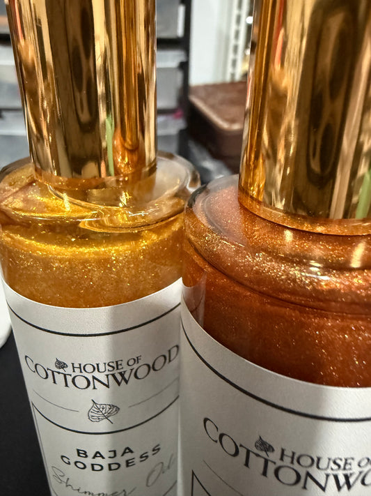 House of Cottonwood - Hydrating Body Shimmer Oil Baja Goddess scent